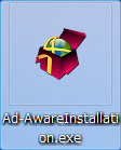 Ad-Awareインストールプログラム起動：Ad-Awareのアイコン画像