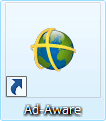 Ad-Awareを起動しよう：Ad-Awareのアイコン